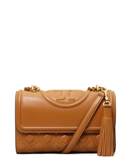 Tory Burch Small Fleming Convertible Leather Shoulder Bag