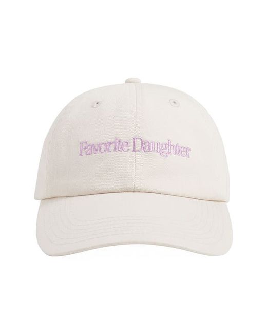 Favorite Daughter Classic Logo Cotton Twill Baseball Cap