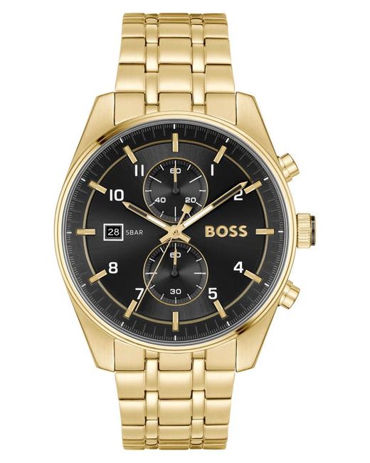 Boss Skytraveller Chronograph Bracelet Watch 44mm