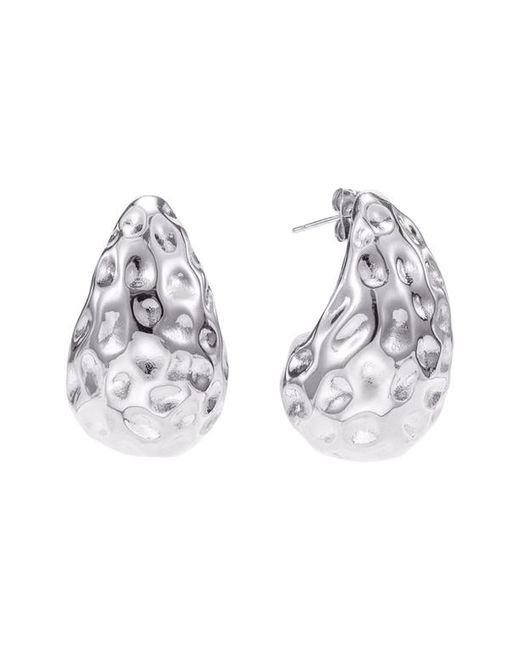 Luv Aj The Doheny Molten Dome Drop Earrings