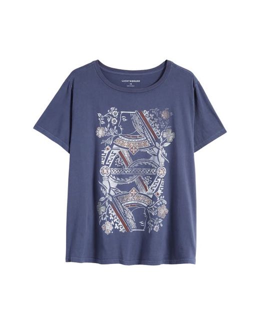 Lucky Brand Floral Queen Cotton Graphic T-Shirt