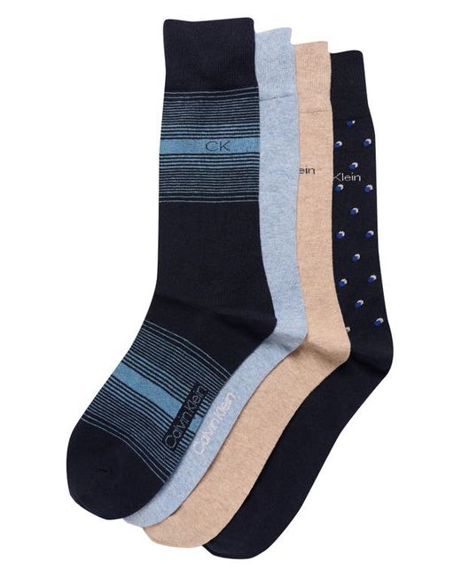 Calvin Klein Assorted 4-Pack Dress Socks