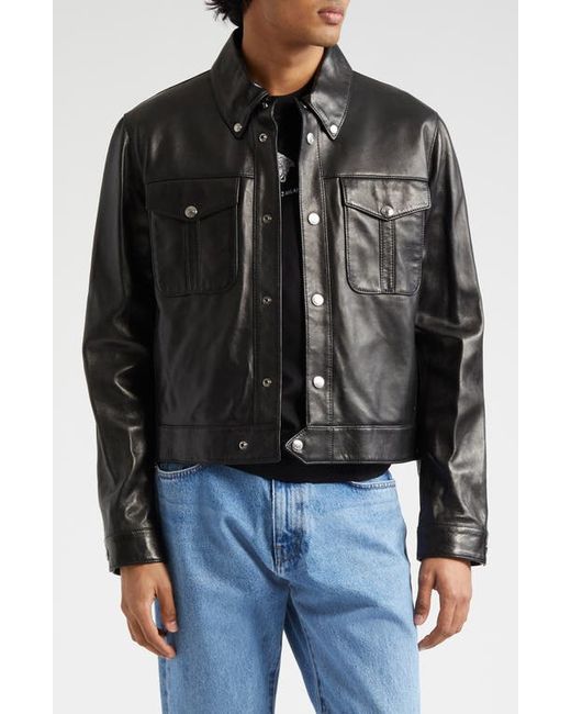 Versace Blouson Leather Jacket