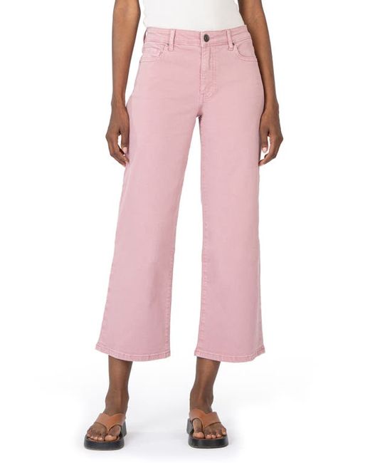 KUT from the Kloth High Waist Ankle Wide Leg Jeans