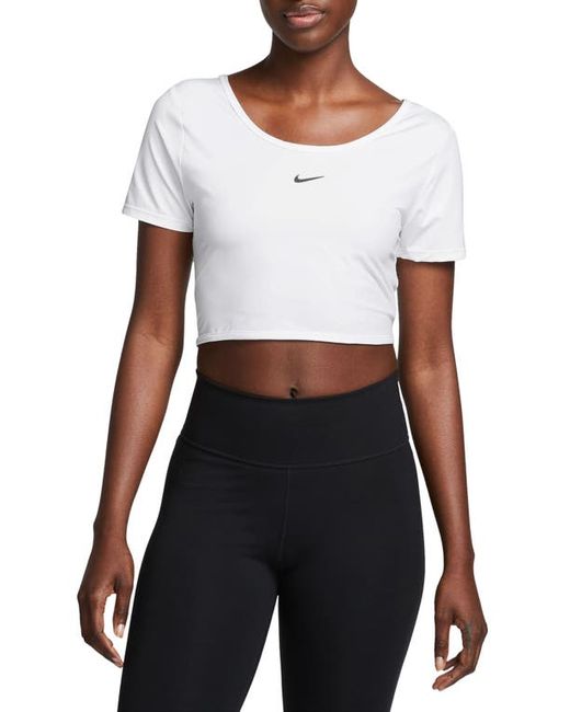 Nike One Classic Dri-FIT Twist Short Sleeve Top Black