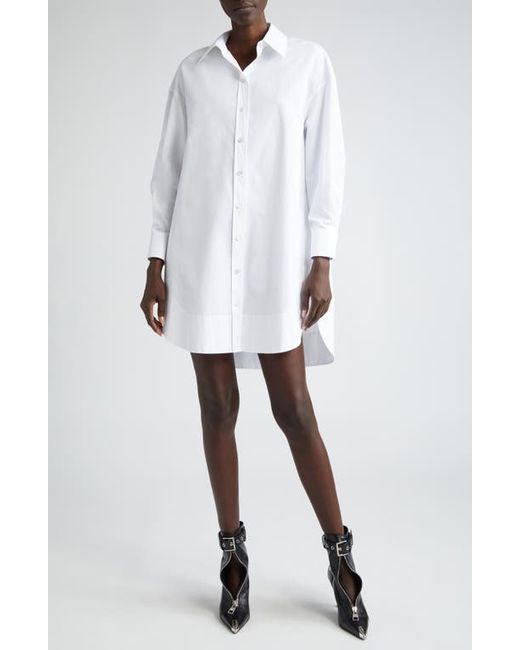 Alexander McQueen Long Sleeve High-Low Shirtdress