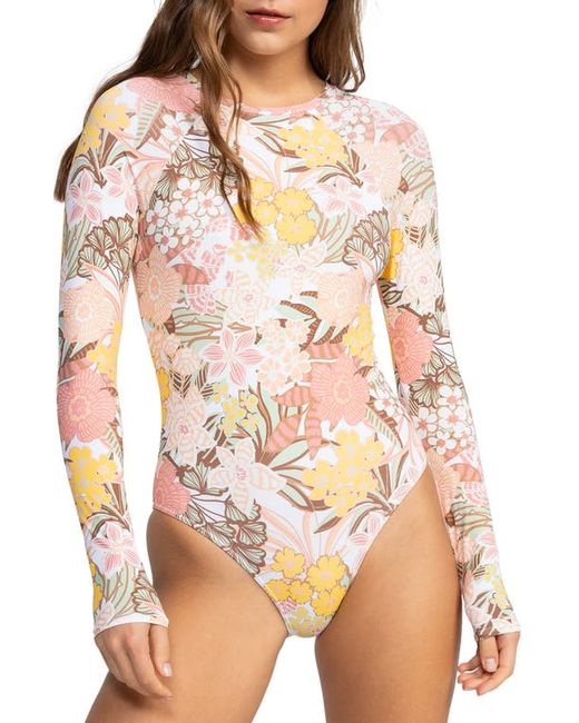 Roxy Playa Paradise Long Sleeve One-Piece Swimsuit