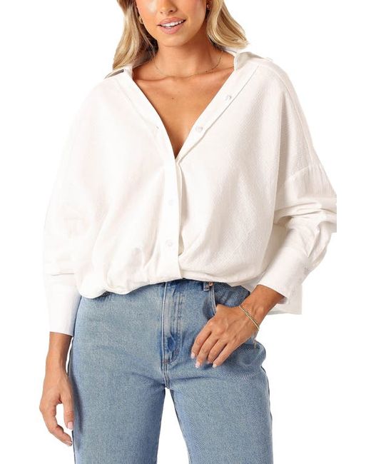 Petal & Pup Mariah Solid Button-Up Shirt