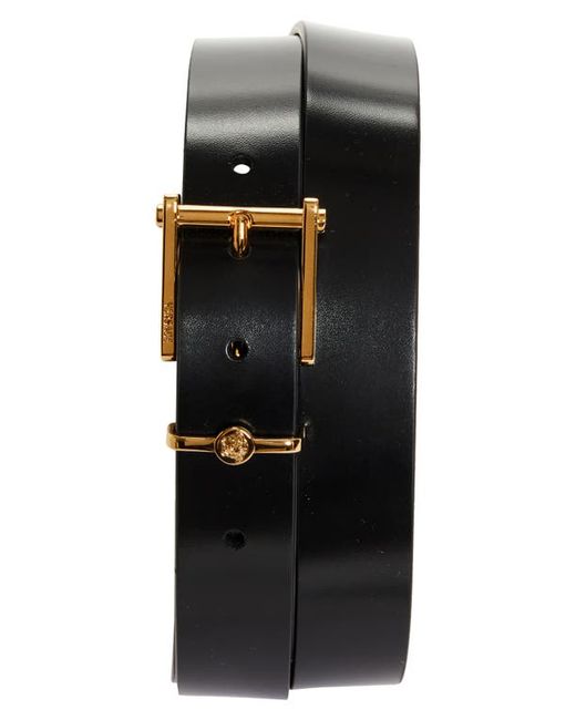Versace Column Leather Belt Gold