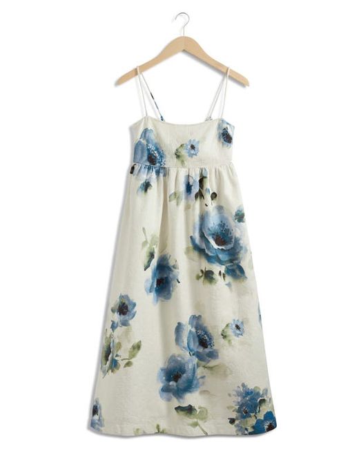 Other Stories Floral Midi Dress