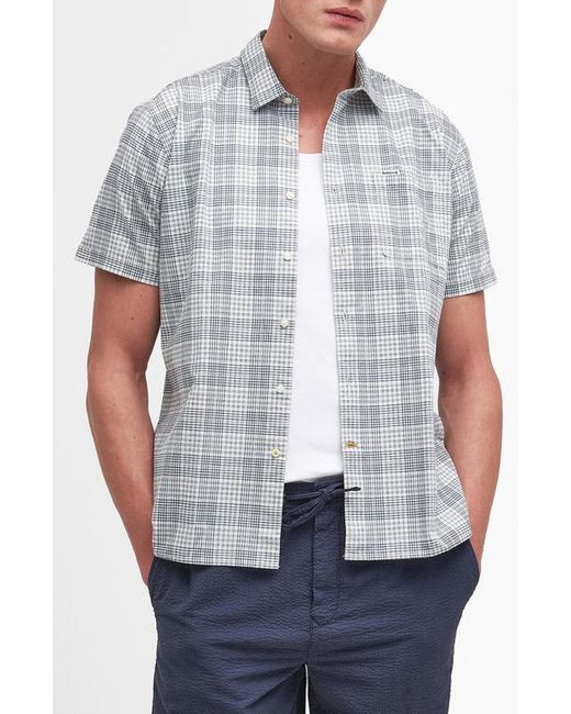 Barbour Springside Regular Fit Plaid Short Sleeve Button-Up Shirt