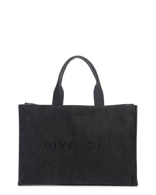Givenchy Logo Embroidered Canvas Tote