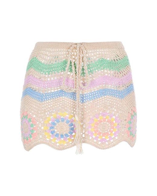 Capittana Vivi Crochet Cover-Up Miniskirt