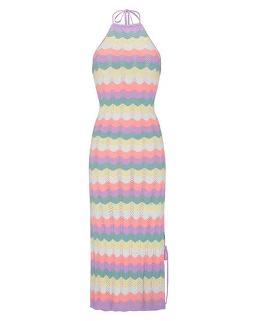 Capittana Corneila Crochet Cover-Up Halter Dress