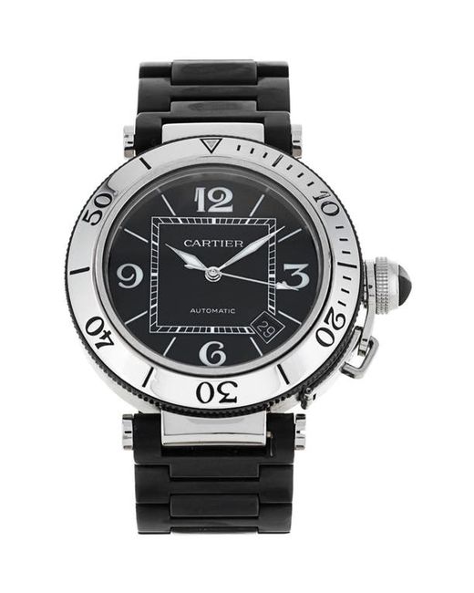 Watchfinder & Co. Watchfinder Co. Cartier Preowned Pasha Rubber Strap Watch 40mm