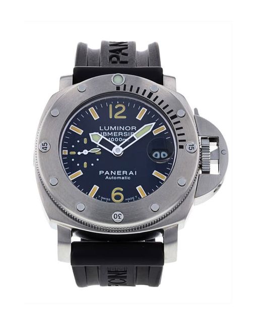 Watchfinder & Co. Watchfinder Co. Panerai Preowned Luminor Submersible Rubber Strap Watch 44mm