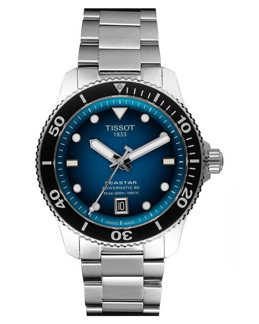 Tissot Tisso Seastar 1000 Powermatic 80 Bracelet Watch 40mm