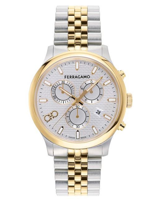 Ferragamo Duo Chronograph Bracelet Watch 42mm