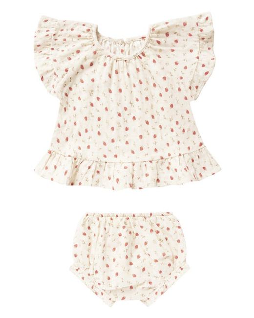 Rylee + Cru Butterfly Cotton Top Bloomers