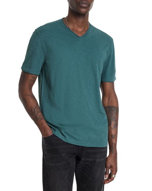 John Varvatos Miles Slub Organic Cotton V-Neck T-Shirt