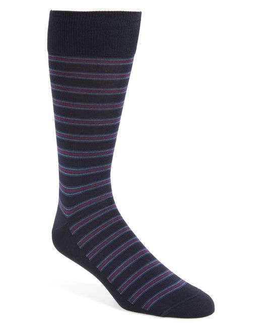 Calibrate Stripe Socks One Blue