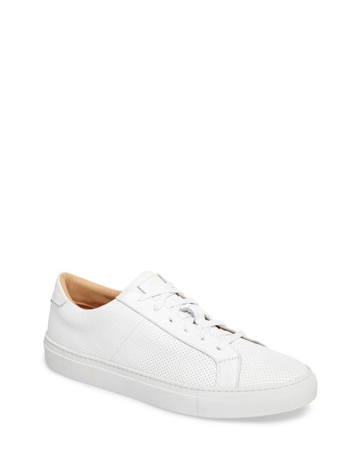Greats Royale Perforated Low Top Sneaker Size