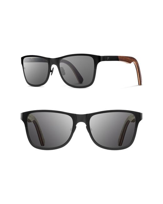Shwood Canby 54Mm Titanium Wood Sunglasses