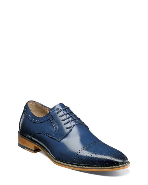 Stacy Adams Sanborn Perforated Cap Toe Derby Size