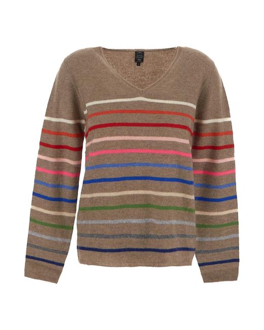 Bonneterie Universel Striped Knit Sweater