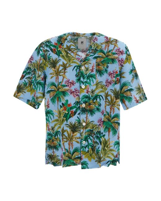 PT Torino Floral Print Shirt