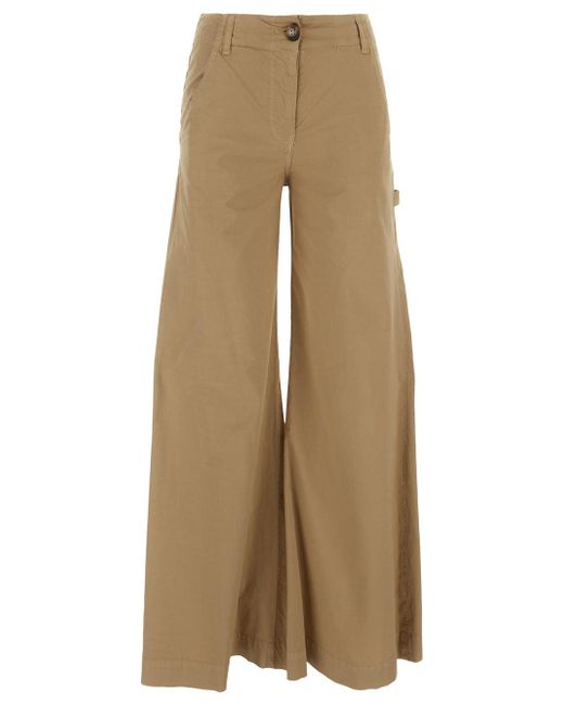 Semicouture Wide-Leg Trousers