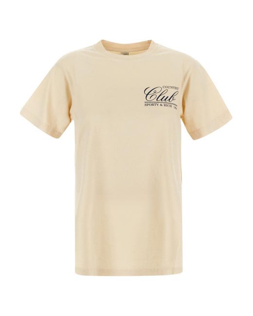 Sporty & Rich Cotton T-Shirt