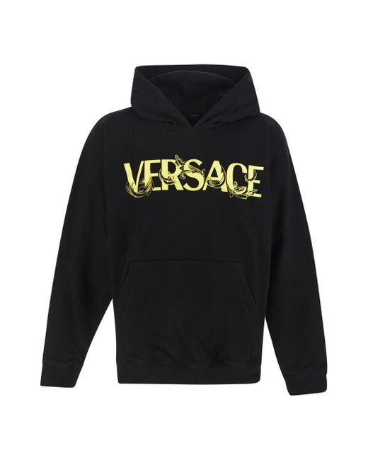 Versace Logo Print Hoodie