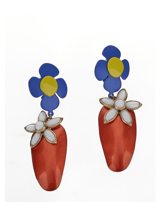 Saint Laurent Flower Earrings