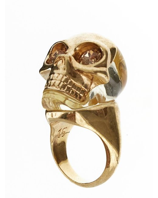 Alexander McQueen Musk Skull Ring
