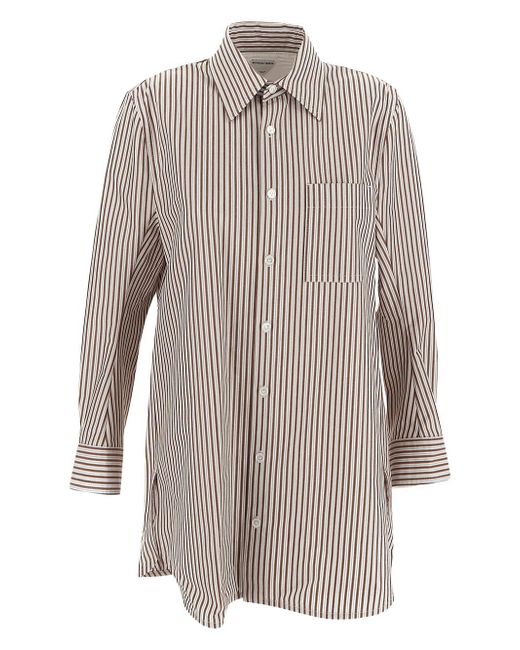 Bottega Veneta Striped Cotton Shirt