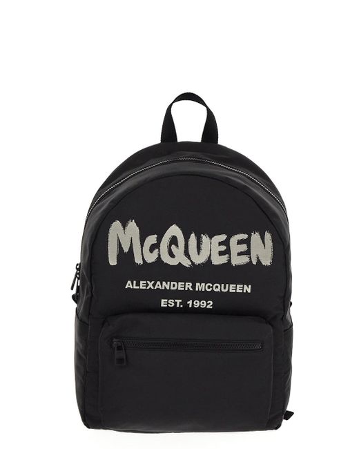 Alexander McQueen Graffiti Metropolitan Backpack