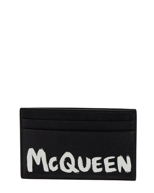Alexander McQueen Graffiti Card Holder