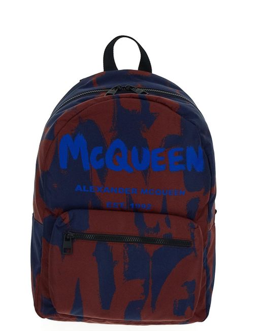 Alexander McQueen Graffiti Metropolitan Backpack