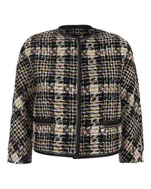 Alexander McQueen Hybrid Tweed Cocoon Jacket