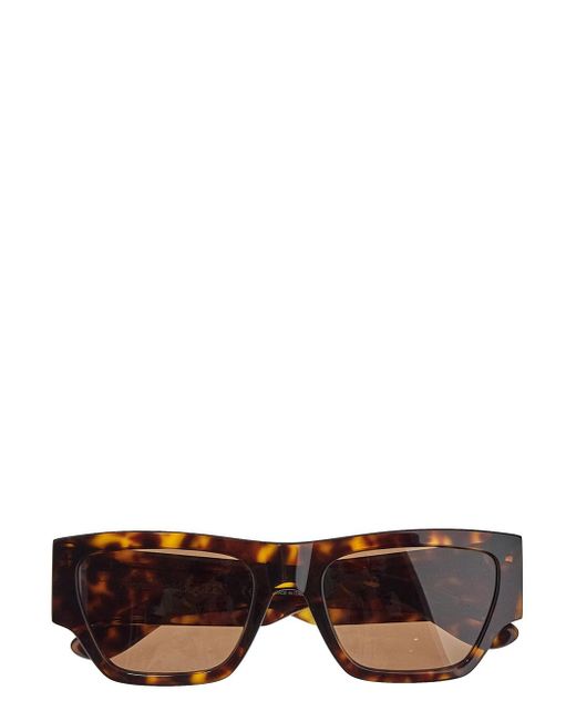 Alexander McQueen Angled Rectangular Sunglasses