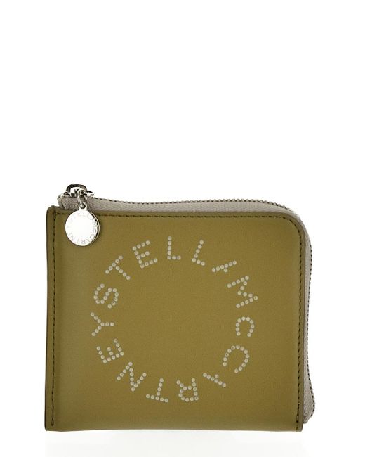 Stella McCartney Logo Zip Card Holder