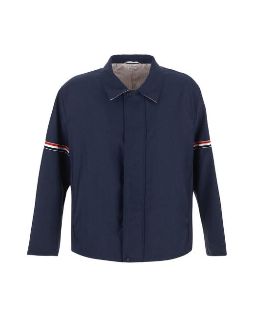 Thom Browne Relaxed Zip Front Jacket