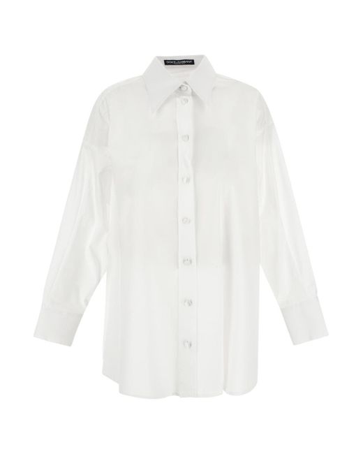 Dolce & Gabbana Covered Buttons Shirt