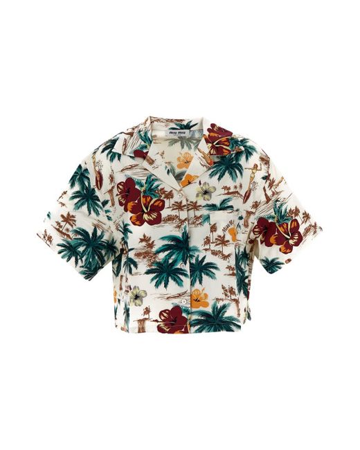 Miu Miu Hawaiian Shirt
