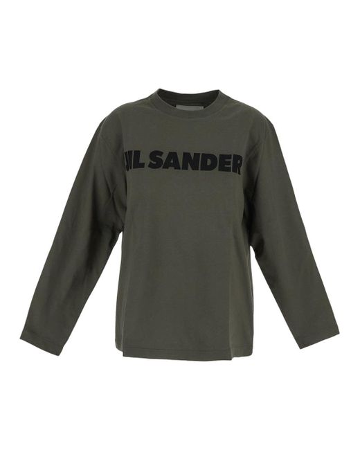 Jil Sander Long Sleeves Cotton T-shirt