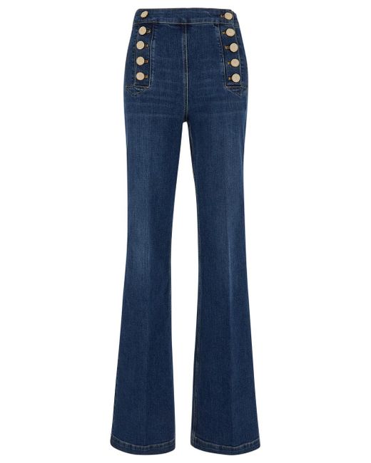 Elisabetta Franchi Wide Jeans