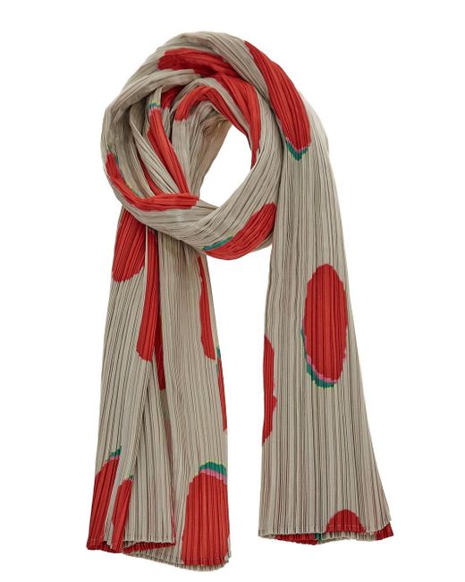 Pleats Please By Issey Miyake Pleated Scarf