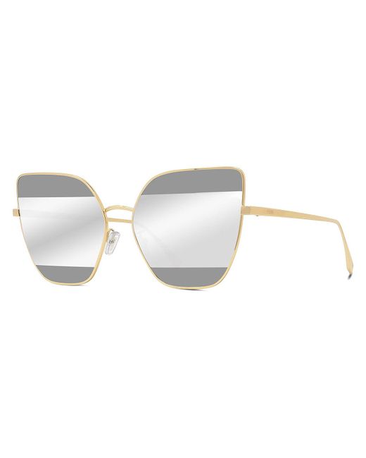 Fendi FE40015U Cat Eye Sunglasses