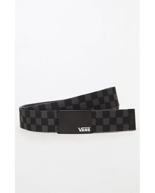 Vans Deppster Checkerboard Web Belt Black 1Sz